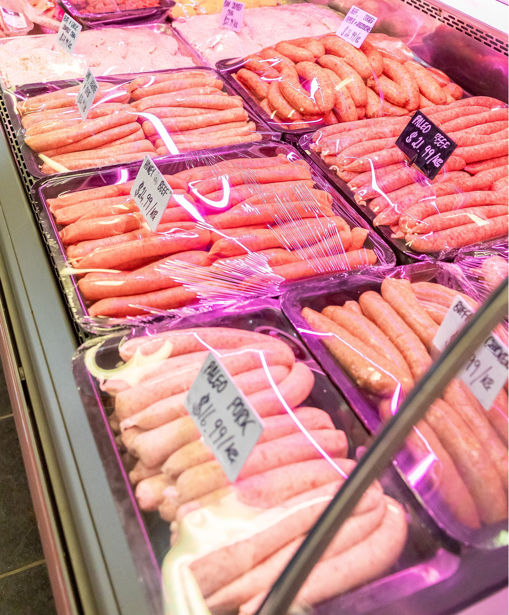 5kg Bulk Buy- Gourmet Beef Sausages- 40 Flavours Available
